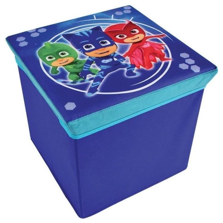 Fun House Pyjamasques tabouret de rangement pour enfant Fun House Pyjamasques tabouret de rangement pour enfant
