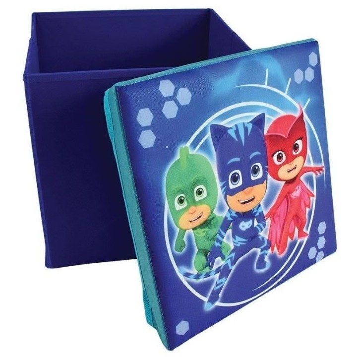 Fun House Pyjamasques tabouret de rangement pour enfant Fun House Pyjamasques tabouret de rangement pour enfant