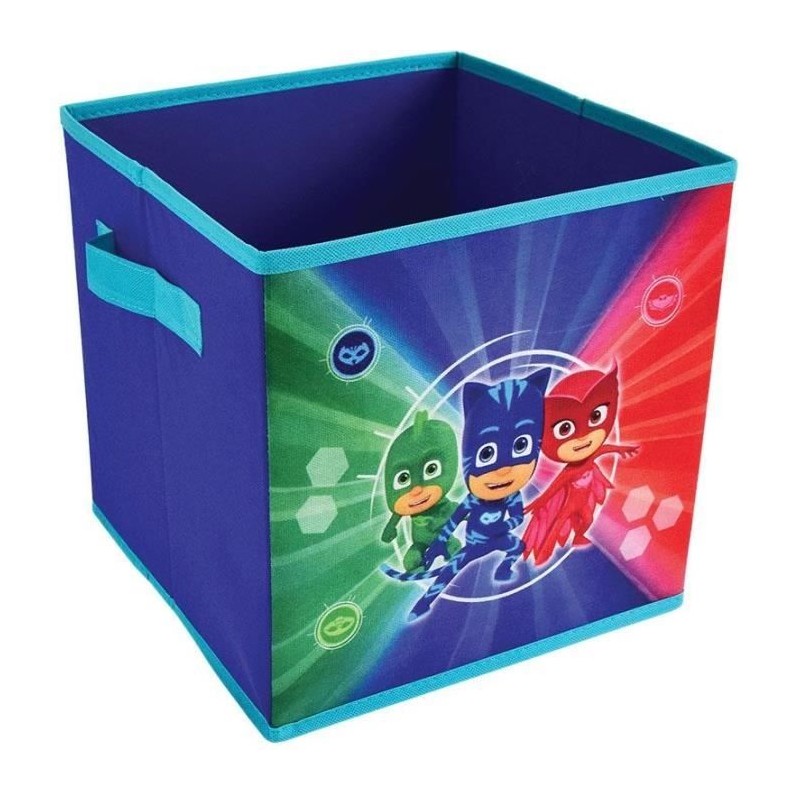 Fun House Pyjamasques rangement pliable avec poignees pour enfant Fun House Pyjamasques rangement pliable avec poignees pour enfant