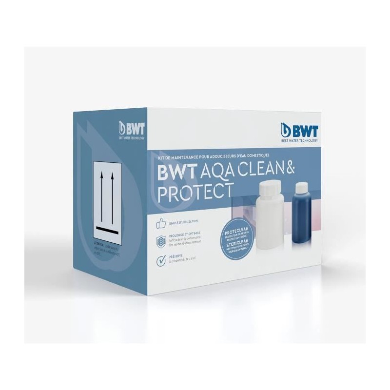 Kit nettoyage adoucisseurs - BWT - AquaClean and Protect - Pastilles n Kit nettoyage adoucisseurs - BWT - AquaClean and Protect - Pastilles n