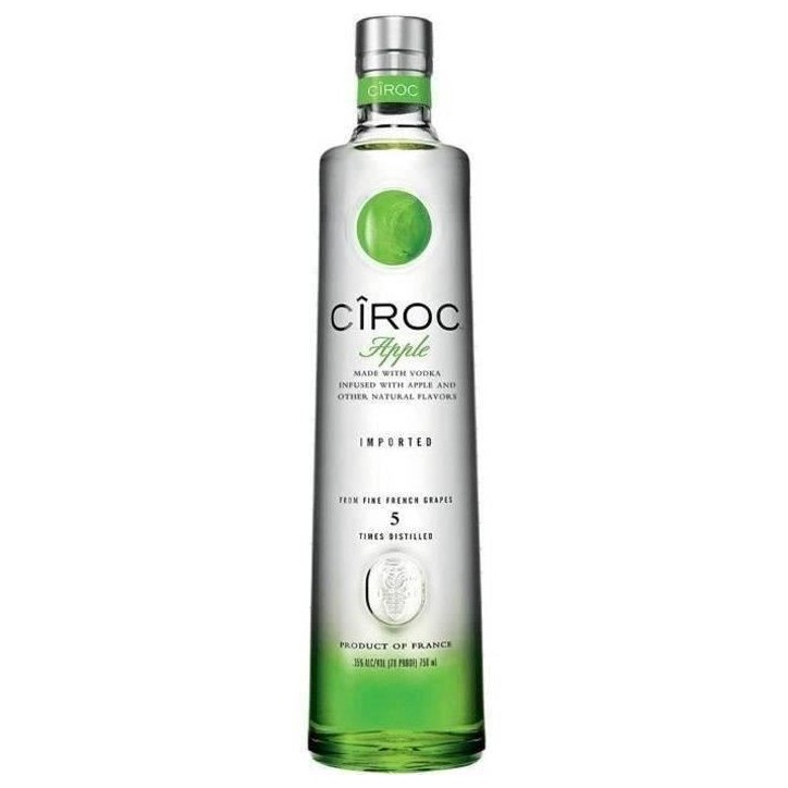 Ciroc Pomme - Vodka Aromatisée - 37.5% - 70cl