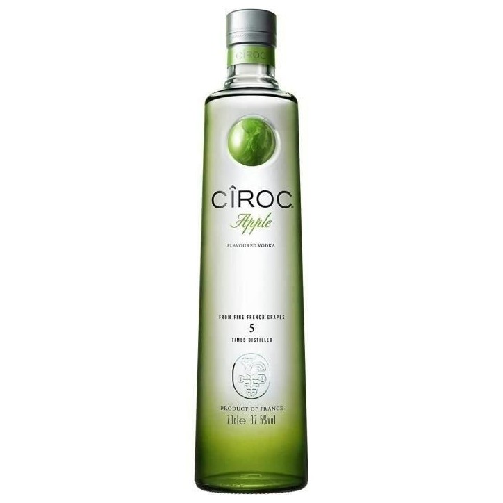 Ciroc Pomme - Vodka Aromatisée - 37.5% - 70cl