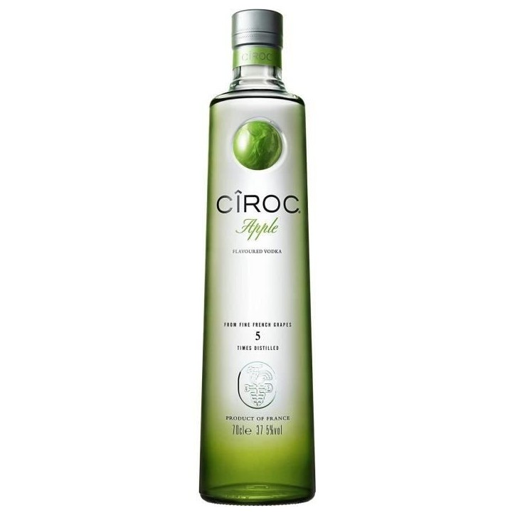 Ciroc Pomme - Vodka Aromatisée - 37.5% - 70cl