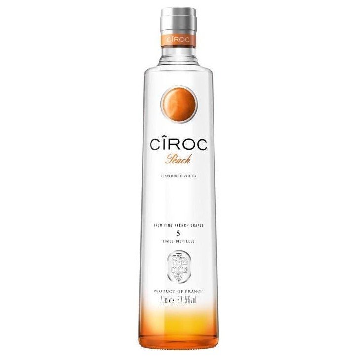 CIROC - Vodka Peach - 37,5 % Vol. - 70 cl