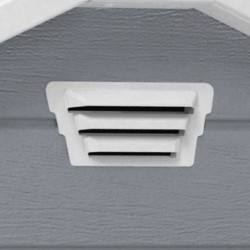 Abri de jardin 4,4 m² avec plancher KETER en résine Premium 86 Gris