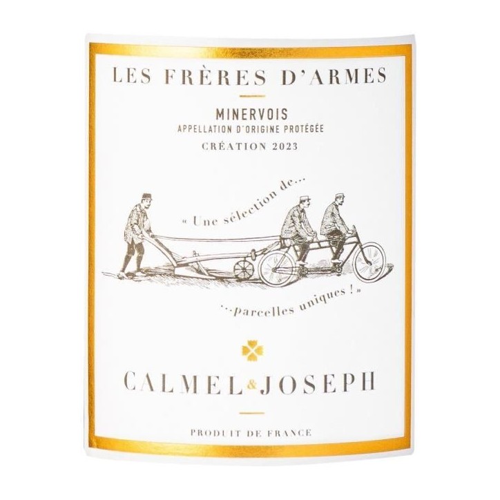 Calmel & Joseph Les Terroirs Les Freres d'Armes 2023 Minervois - Vin rouge de Languedoc