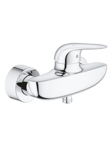 Mitigeur monocommande Douche - GROHE - Wave - Montage mural apparent - GROHE SilkMove - GROHE StarLight Chrome