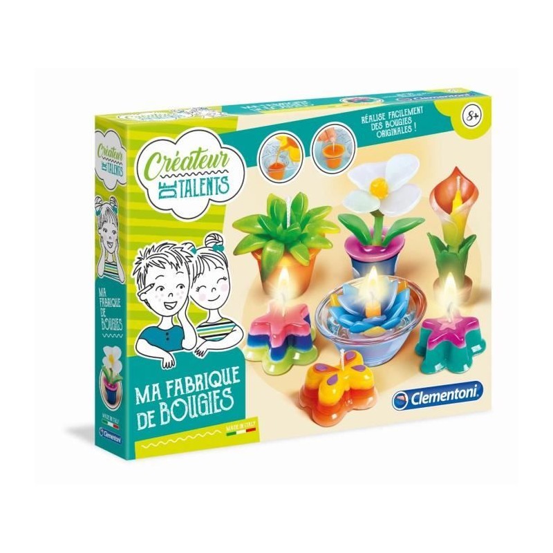 Clementoni - Créateur de Talents - Ma fabrique a bougies Clementoni - Créateur de Talents - Ma fabrique a bougies