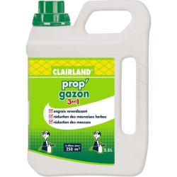 Engrais gazon Liquide - CLAIRLAND - Prop'Gazon - 3 en 1 - Concentré -