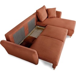 Canapé d'angle convertible réversible - 3 / 4 places - CLAUDIUS - Ti