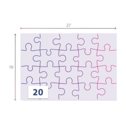 Puzzle 2 x 20 pieces : Pat' Patrouille (Paw Patrol)