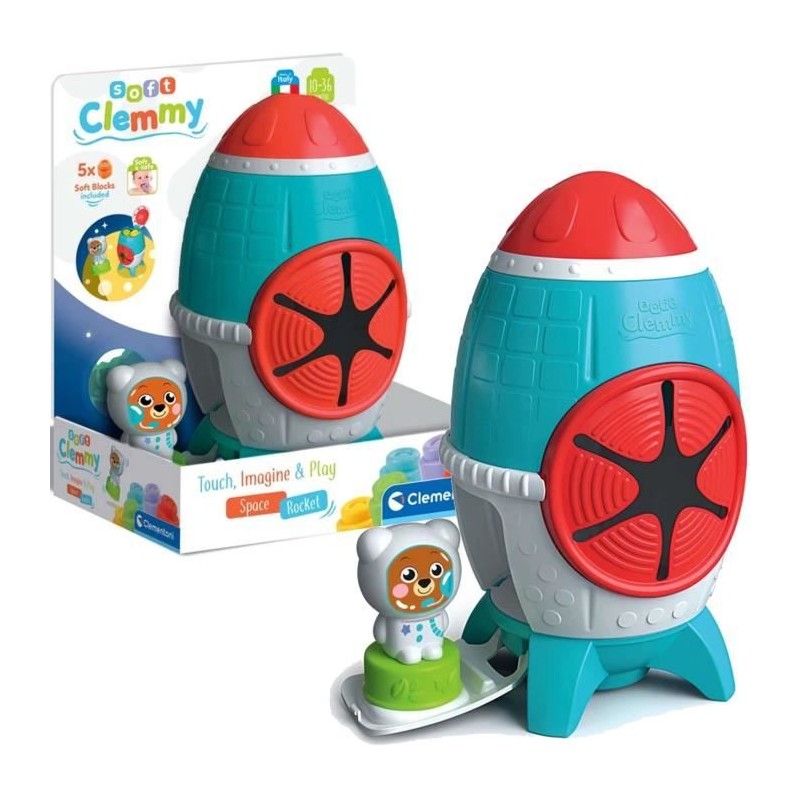 Clemmy - Fusée sensorielle - Un personnage + des cubes