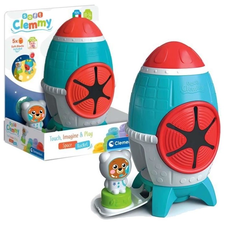 Clemmy - Fusée sensorielle - Un personnage + des cubes Clemmy - Fusée sensorielle - Un personnage + des cubes
