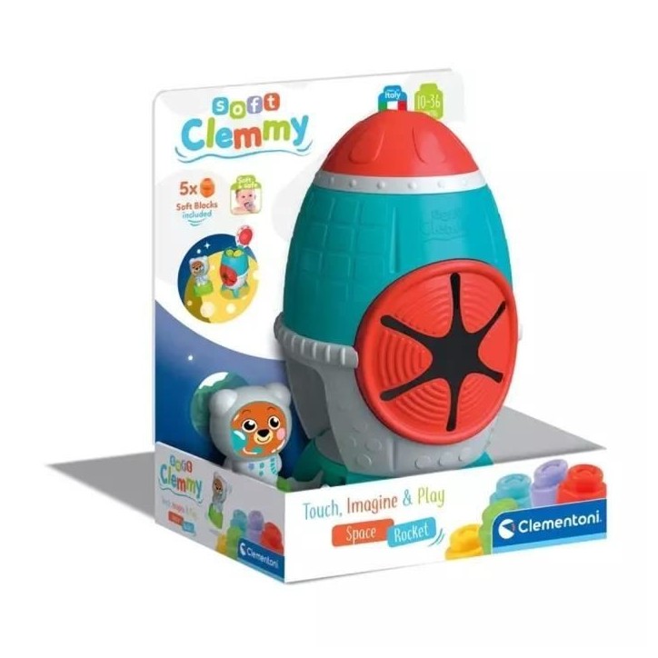 Clemmy - Fusée sensorielle - Un personnage + des cubes Clemmy - Fusée sensorielle - Un personnage + des cubes