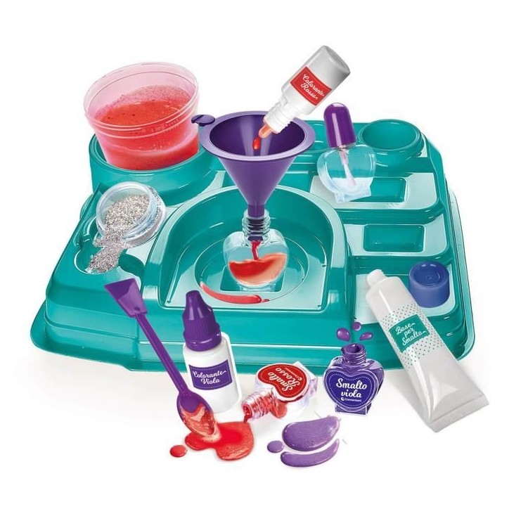 Vernis a ongle - CLEMENTONI - Mon Laboratoire Des Ongles - Coffret scientifique ludique et créatif