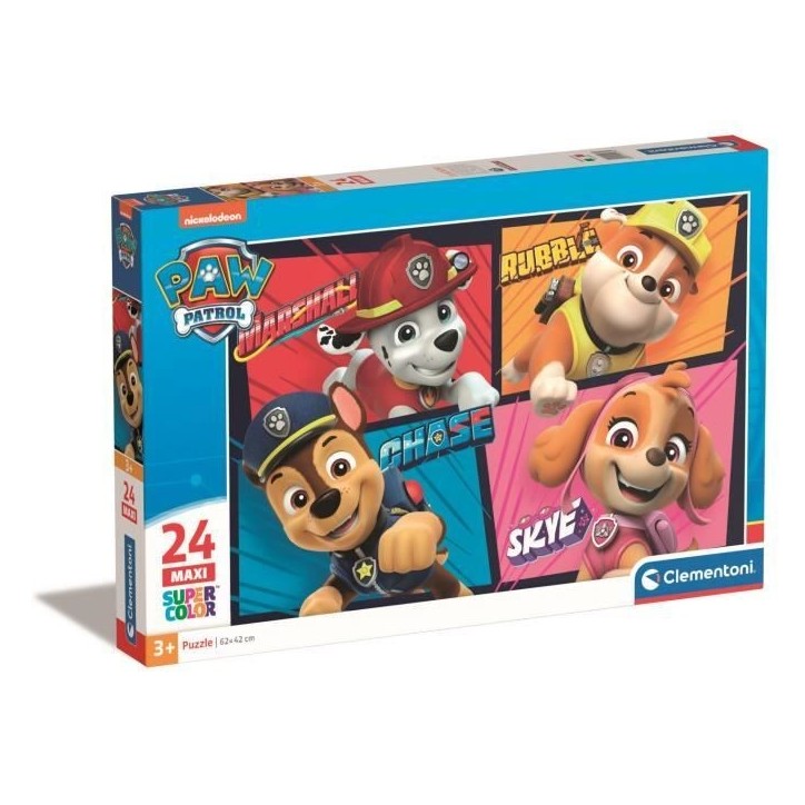 CLEMENTONI - PAT'PATROUILLE - PUZZLE DE 24 MAXI PIeCES - JEU DE PATIEN CLEMENTONI - PAT'PATROUILLE - PUZZLE DE 24 MAXI PIeCES - JEU DE PATIEN