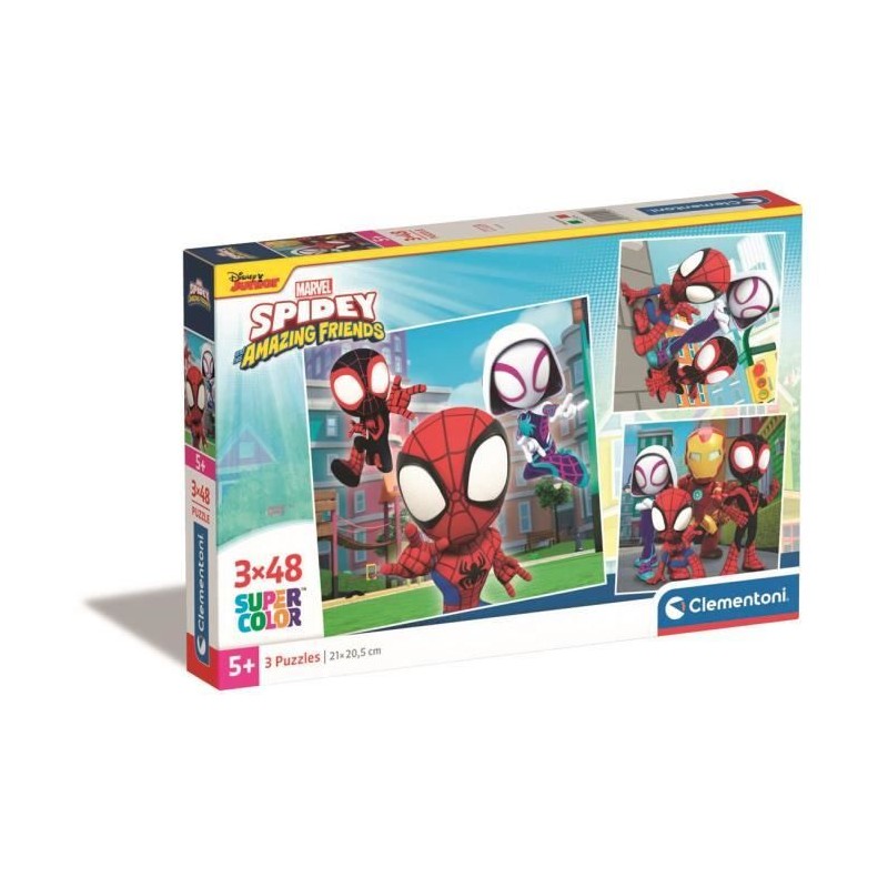 Puzzle Marvel Spidey and his Amazing Friends - Clementoni - 24 maxi pi Puzzle Marvel Spidey and his Amazing Friends - Clementoni - 24 maxi pi