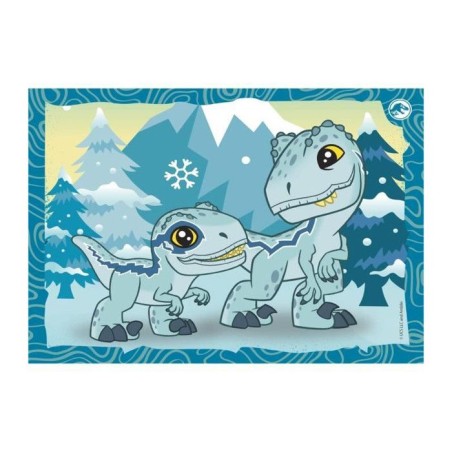 CLEMENTONI SUPERCOLOR 4 IN 1-JURASSIC WORLD PROGRESSIFS (12, 16, 20, 2