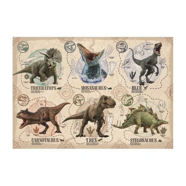 CLEMENTONI Puzzle104 pieces Jurassic World CLEMENTONI Puzzle104 pieces Jurassic World
