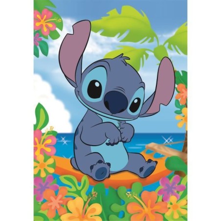 Puzzle Stitch 104 pieces, Pour enfants a partir de 3 ans, Theme dessins animés, CLEMENTONI
