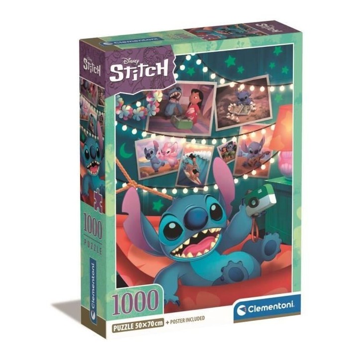 CLEMENTONI - Compact 1000 pieces - Stitch CLEMENTONI - Compact 1000 pieces - Stitch