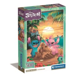 Puzzle 500 pieces Stitch compact, Pour enfants a partir de 3 ans, Them