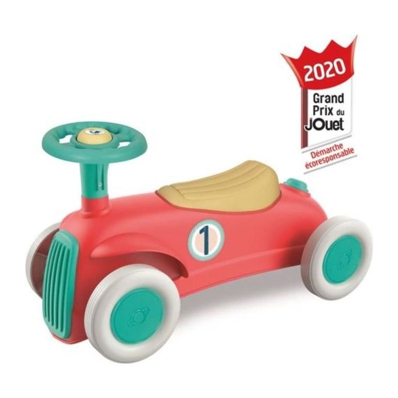 Porteur Baby Clementoni - Ma premiere voiture - 100% recyclé - Roues
