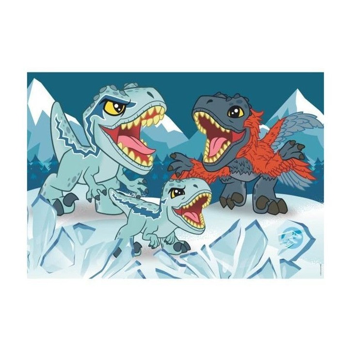 Clementoni jigsaw puzzle super color jurassic world, 2x20st. Clementoni jigsaw puzzle super color jurassic world, 2x20st.
