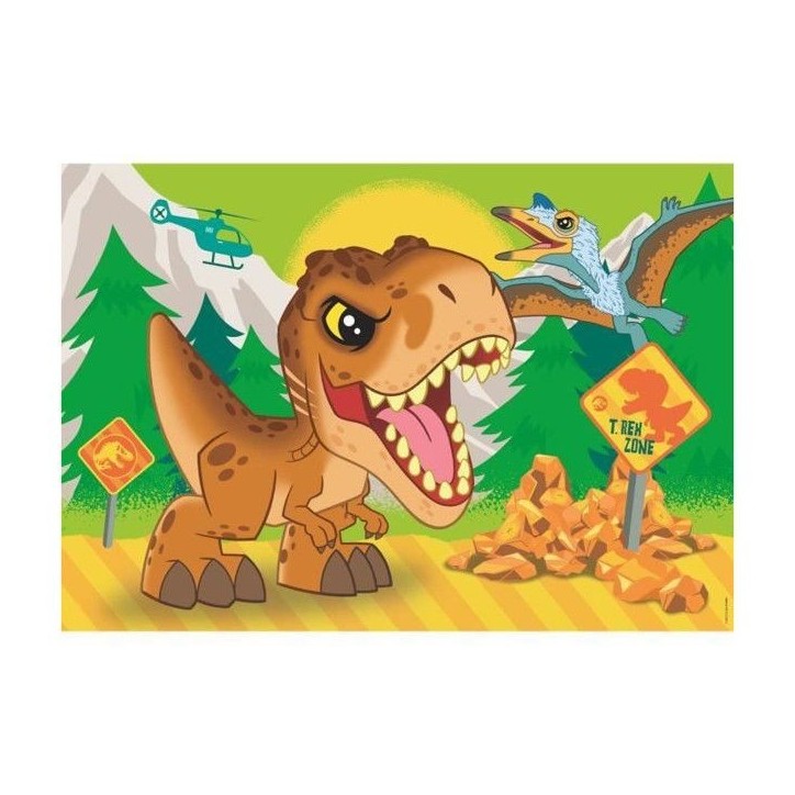 Clementoni jigsaw puzzle super color jurassic world, 2x20st. Clementoni jigsaw puzzle super color jurassic world, 2x20st.