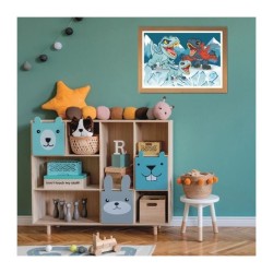 Clementoni jigsaw puzzle super color jurassic world, 2x20st.