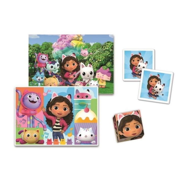 Edukit 4 en 1 Gabby et la maison magique CLEMENTONI