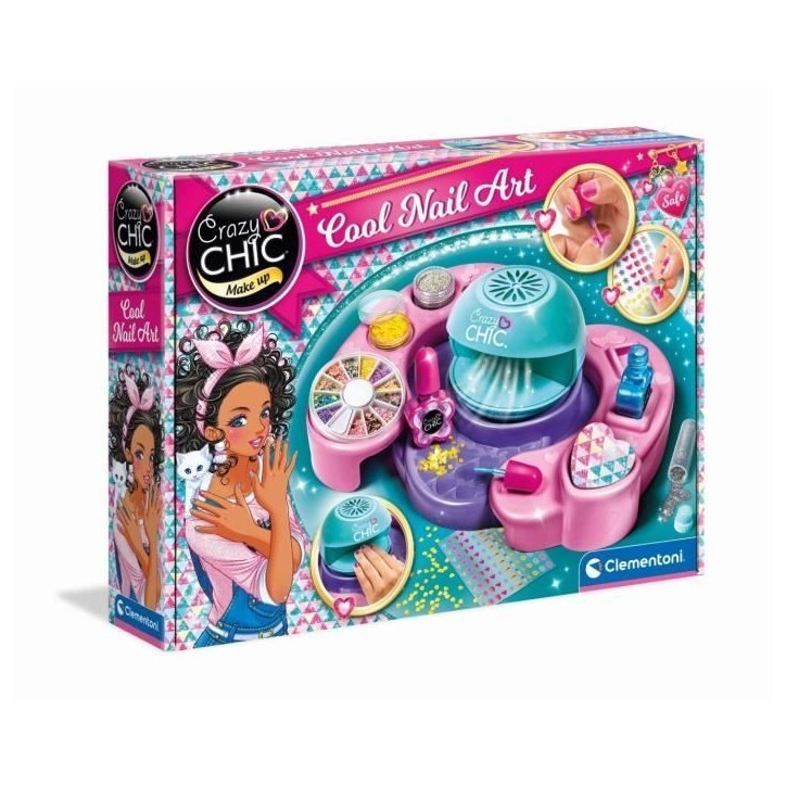 Clementoni - Crazy Chic - Cool nail art - Atelier des ongles Clementoni - Crazy Chic - Cool nail art - Atelier des ongles