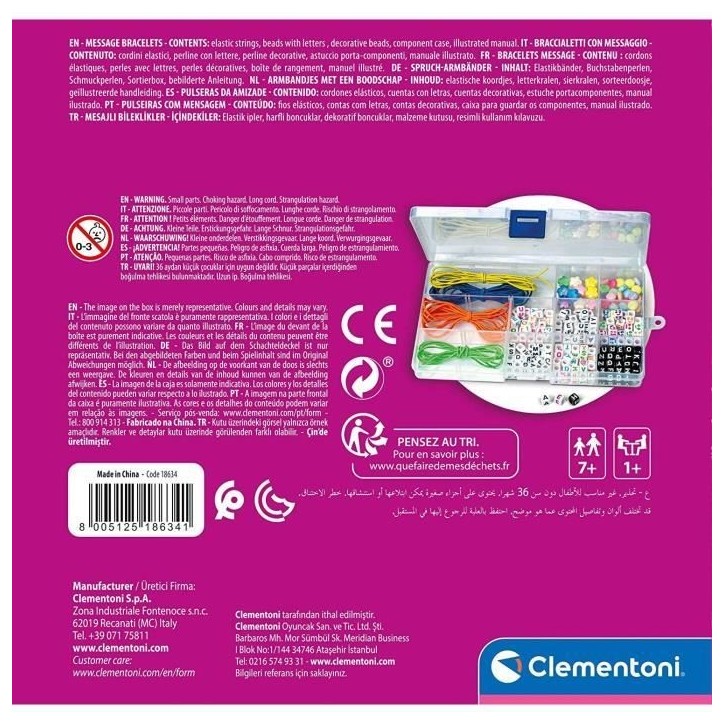 Clementoni - Crazy Chic - Message bracelets Clementoni - Crazy Chic - Message bracelets