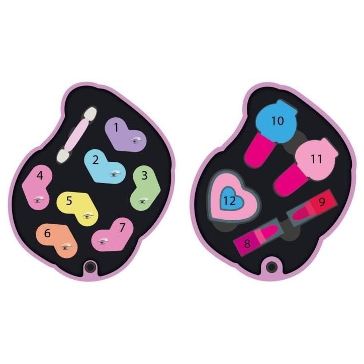 Clementoni - Crazy Chic - Palette de maquillage Sirene - 2 palettes de fards a paupieres Clementoni - Crazy Chic - Palette de maquillage Sirene - 2 palettes de fards a paupieres