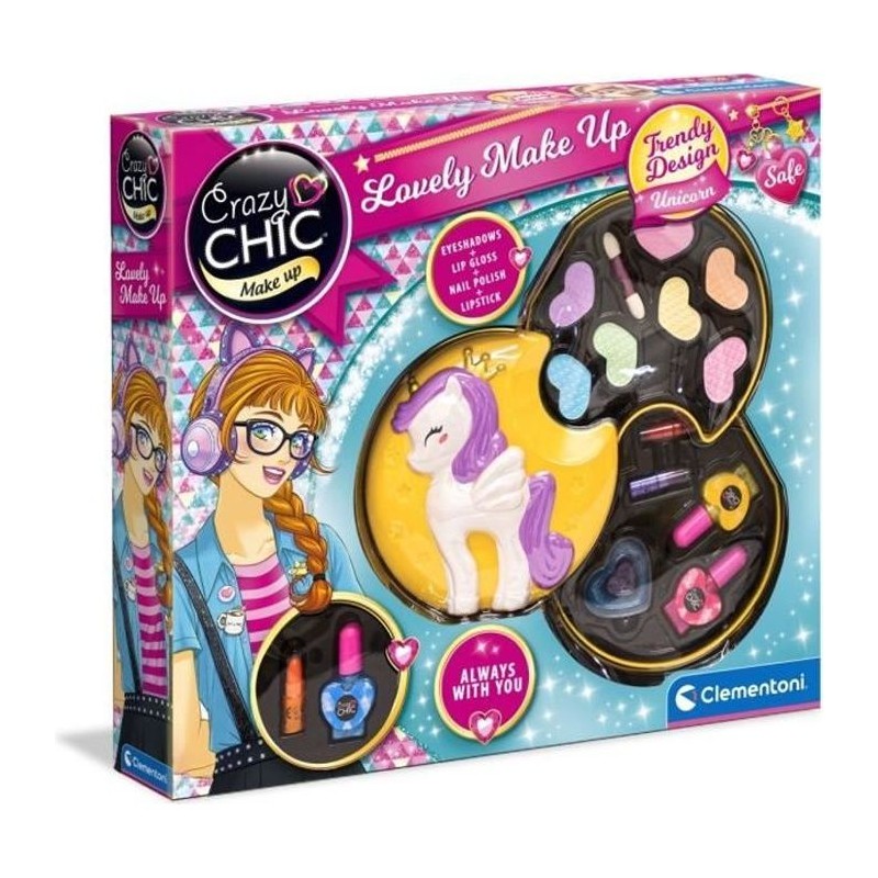 Clementoni - 18643 - Palette de maquillage Licorne (A2x3) Clementoni - 18643 - Palette de maquillage Licorne (A2x3)