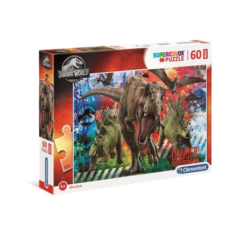 Puzzle enfant - Clementoni - Jurassic World - Moins de 100 pieces - Ci Puzzle enfant - Clementoni - Jurassic World - Moins de 100 pieces - Ci