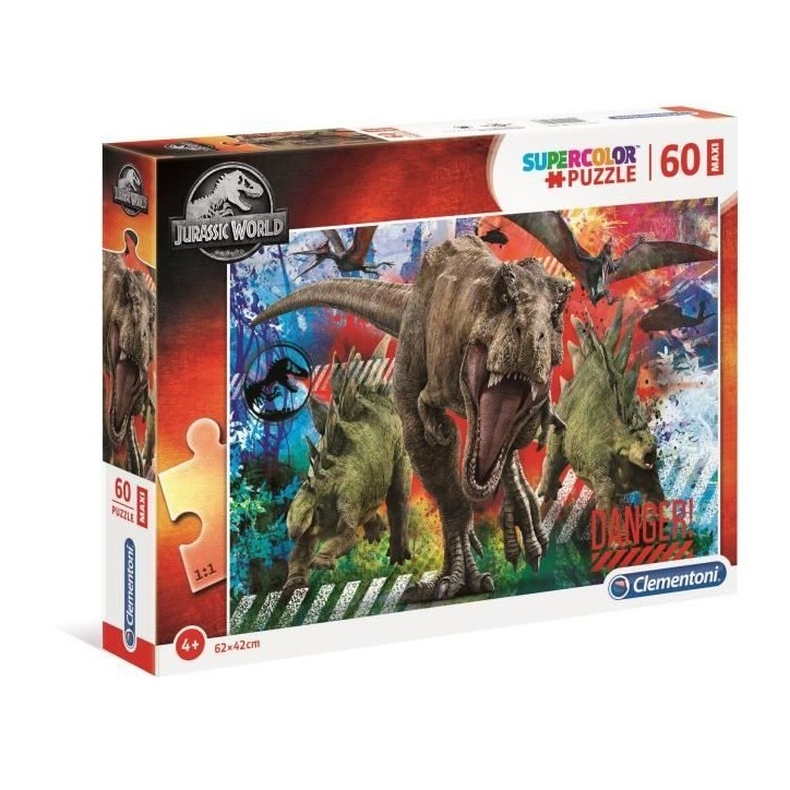 Puzzle enfant - Clementoni - Jurassic World - Moins de 100 pieces - Cinéma et publicité Puzzle enfant - Clementoni - Jurassic World - Moins de 100 pieces - Cinéma et publicité