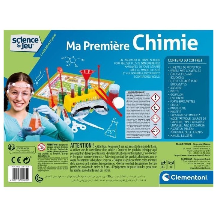 Clementoni - Science & Jeu - Ma premiere chimie