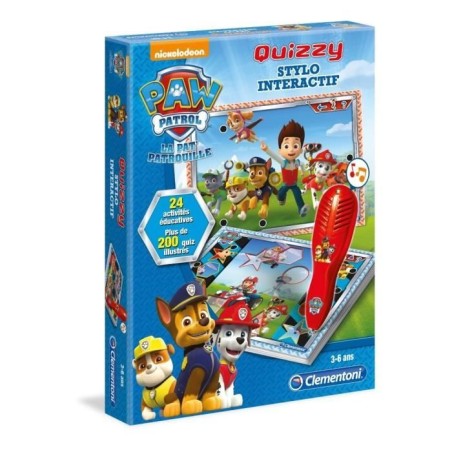 Clementoni - Quizzy - Pat' Patrouille - Jeu avec stylo intéractif - S