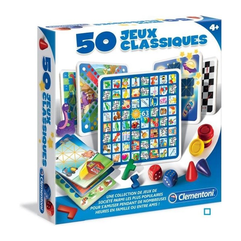 Clementoni - 50 jeux classiques Clementoni - 50 jeux classiques