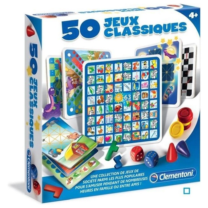 Clementoni - 50 jeux classiques Clementoni - 50 jeux classiques