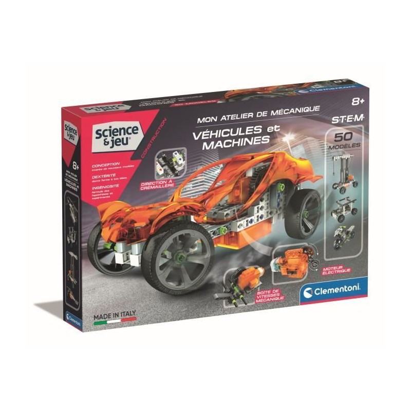 Clementoni - Science & Jeu - Véhicules et machines