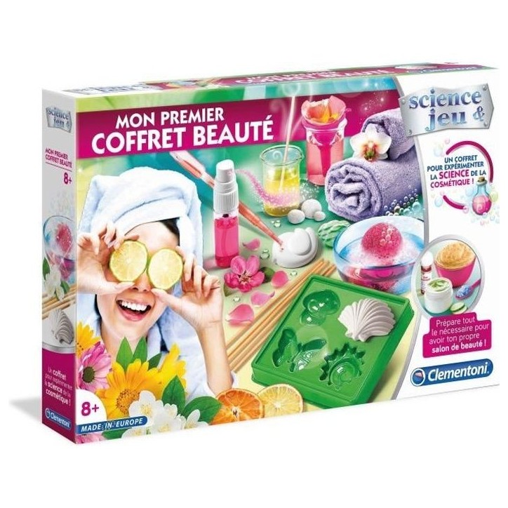 Coffret Beauté DIY - Clementoni - Savons en forme de coquillages, papillons et soleils - Enfant 8 ans et plus