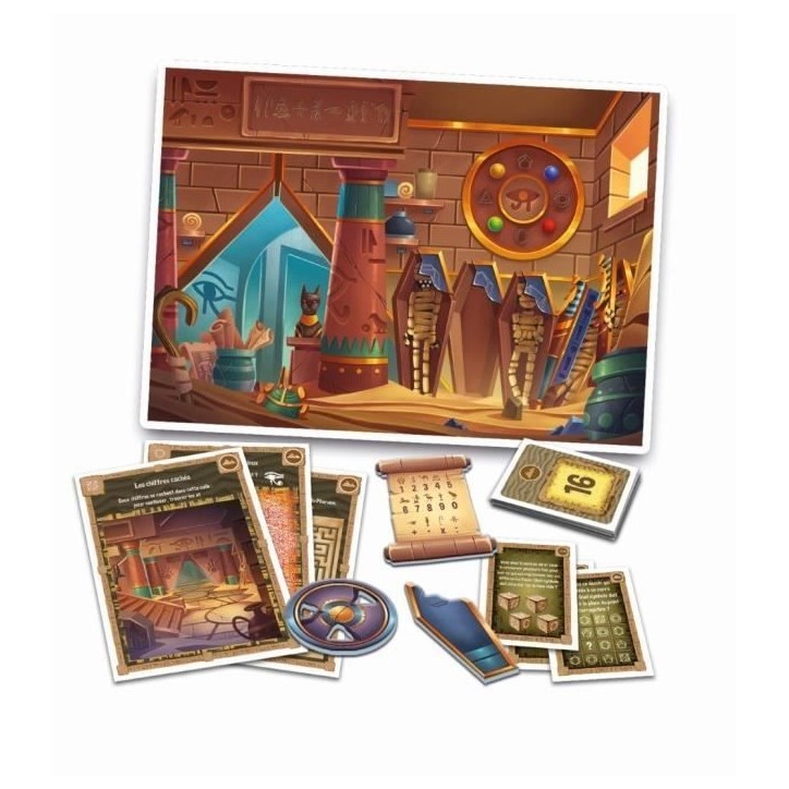 Clementoni - Escape Game - 3 pieces : Pharaon, Espace, Château - 1 a 8 joueurs Clementoni - Escape Game - 3 pieces : Pharaon, Espace, Château - 1 a 8 joueurs