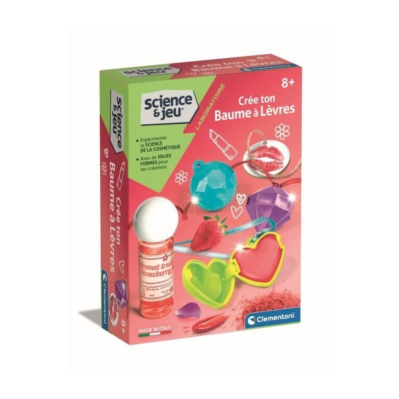 Clementoni - Science & Jeu - Coffret scientifique création de baumes Clementoni - Science & Jeu - Coffret scientifique création de baumes