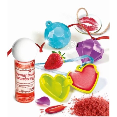 Clementoni - Science & Jeu - Coffret scientifique création de baumes a levres - Dés 8 ans