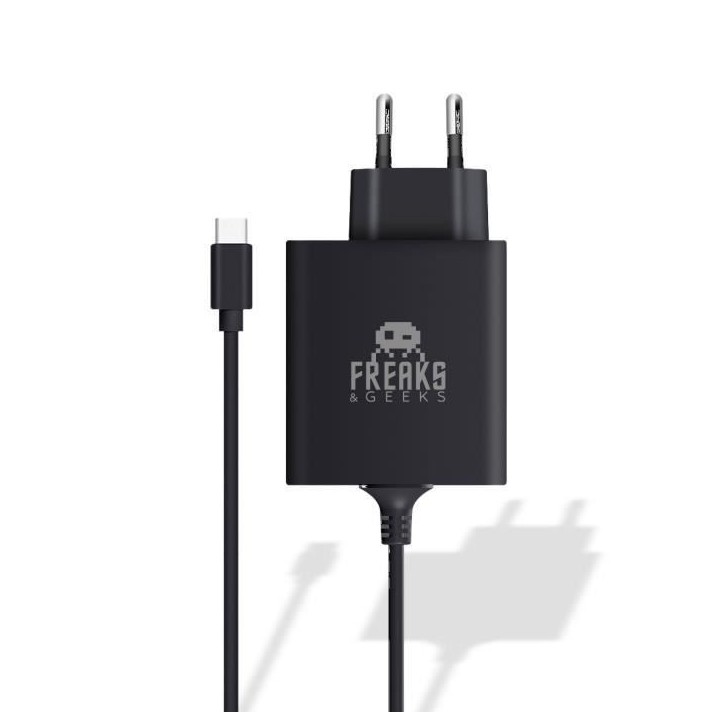 Chargeur secteur - FREAKS AND GEEKS - Nintendo Switch 2 - 30 W - Noir Chargeur secteur - FREAKS AND GEEKS - Nintendo Switch 2 - 30 W - Noir