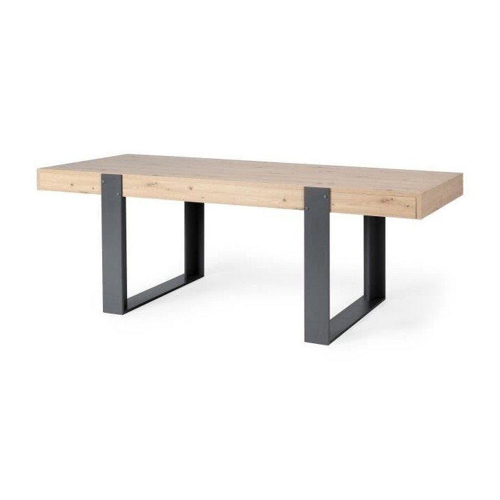 Table a manger - Rectangulaire - Panneaux de particules - Industriel - Loft - L 223,9 x P 93 x H 78,6 cm Table a manger - Rectangulaire - Panneaux de particules - Industriel - Loft - L 223,9 x P 93 x H 78,6 cm