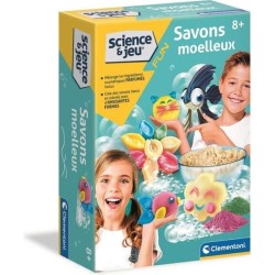Clementoni - Jeu de science - Création de savons moelleux pour enfant