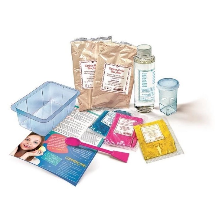 Clementoni - Jeu de science - Création de savons moelleux pour enfants - Ingrédients et ustensiles inclus - Des 8 ans
